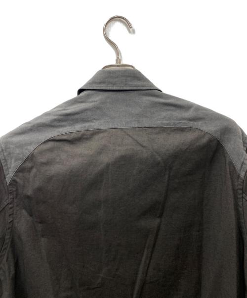 Yohji Yamamoto pour homme（ヨウジヤマモト プールオム）Yohji Yamamoto pour homme (ヨウジヤマモト プールオム) ロングシャツ グレー サイズ:2の古着・服飾アイテム