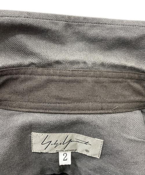 Yohji Yamamoto pour homme（ヨウジヤマモト プールオム）Yohji Yamamoto pour homme (ヨウジヤマモト プールオム) ロングシャツ グレー サイズ:2の古着・服飾アイテム