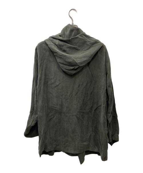 GROUND Y（グラウンドワイ）GROUND Y (グラウンドワイ) 変形パーカー グレー サイズ:3の古着・服飾アイテム