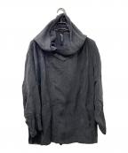 GROUND Yグラウンドワイ）の古着「変形パーカー」｜ブラック