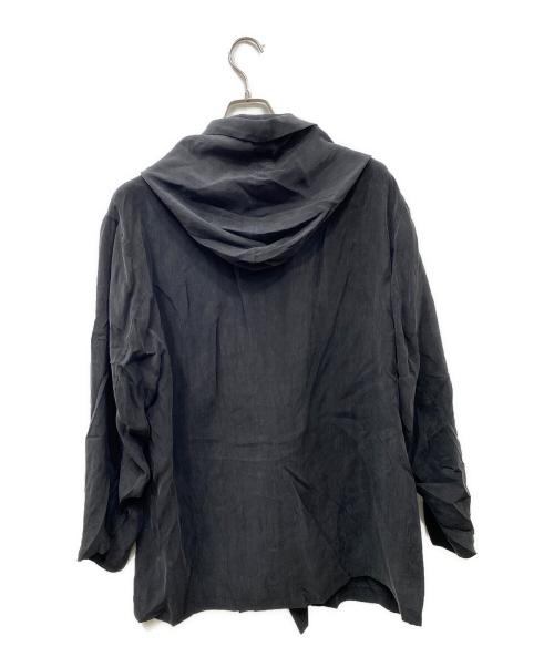 GROUND Y（グラウンドワイ）GROUND Y (グラウンドワイ) 変形パーカー ブラック サイズ:3の古着・服飾アイテム