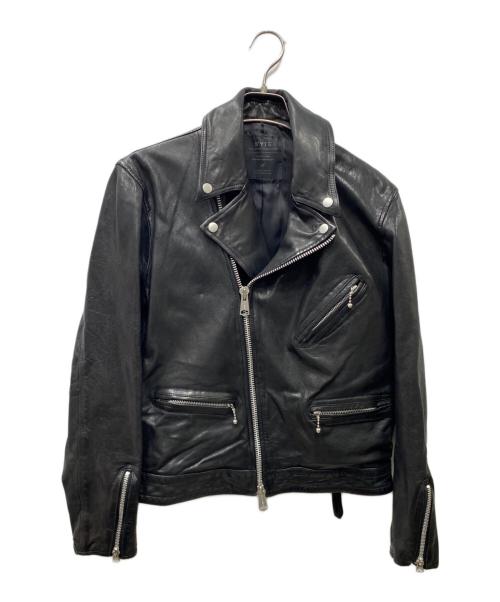 s'yte（サイト）s'yte (サイト) ダブルレザージャケット ブラック サイズ:2の古着・服飾アイテム