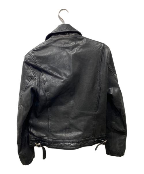 s'yte（サイト）s'yte (サイト) ダブルレザージャケット ブラック サイズ:2の古着・服飾アイテム