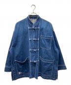 FreshServiceフレッシュサービス）の古着「Fresh Service DENIM KUNG-FU COVERALL」｜ブルー