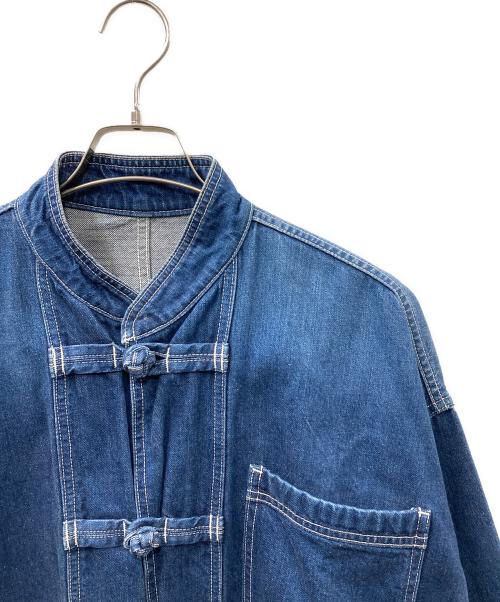 FreshService（フレッシュサービス）FreshService (フレッシュサービス) Fresh Service DENIM KUNG-FU COVERALL ブルー サイズ:Mの古着・服飾アイテム