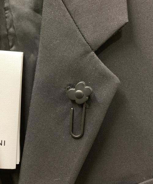 LARDINI（ラルディーニ）LARDINI (ラルディーニ) 金釦ウールテーラードジャケット ブラック サイズ:46の古着・服飾アイテム