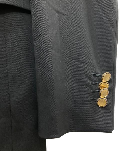 LARDINI（ラルディーニ）LARDINI (ラルディーニ) 金釦ウールテーラードジャケット ブラック サイズ:46の古着・服飾アイテム