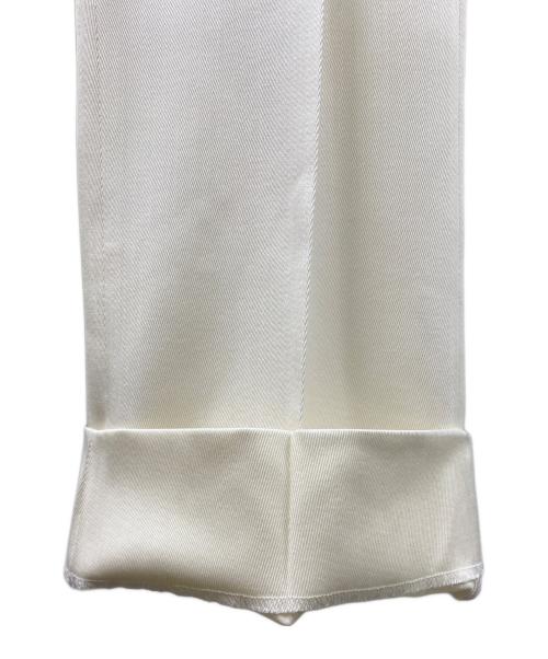 LARDINI（ラルディーニ）LARDINI (ラルディーニ) PALUK ウール ワイド テーパードパンツ アイボリー サイズ:44の古着・服飾アイテム