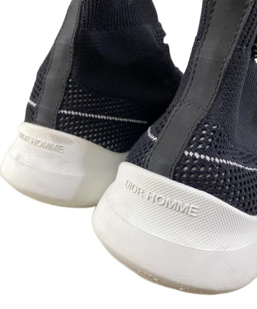 DIOR HOMME（ディオール オム）Dior Homme (ディオール オム) ハイカットスニーカー ブラック サイズ:SIZE 40の古着・服飾アイテム