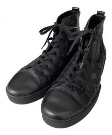 LOUIS VUITTON（ルイ ヴィトン）の古着「ハイカットスニーカー」｜ブラック