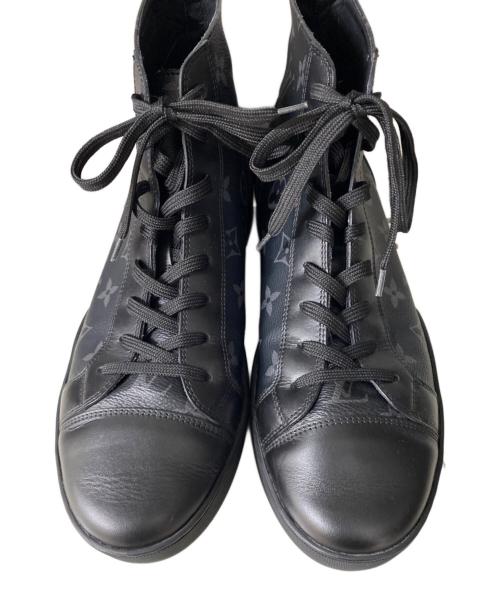 LOUIS VUITTON（ルイ ヴィトン）LOUIS VUITTON (ルイ ヴィトン) ハイカットスニーカー ブラック サイズ:6の古着・服飾アイテム