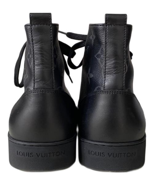 LOUIS VUITTON（ルイ ヴィトン）LOUIS VUITTON (ルイ ヴィトン) ハイカットスニーカー ブラック サイズ:6の古着・服飾アイテム