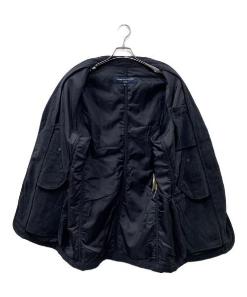 COMME des GARCONS HOMME（コムデギャルソン オム）COMME des GARCONS HOMME (コムデギャルソン オム) 05AW MA-1スリーブ テーラードジャケット グレー サイズ:Lの古着・服飾アイテム