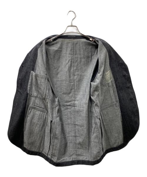 Yohji Yamamoto pour homme（ヨウジヤマモト プールオム）Yohji Yamamoto pour homme (ヨウジヤマモト プールオム) デニムテーラードジャケット ブラック サイズ:3の古着・服飾アイテム