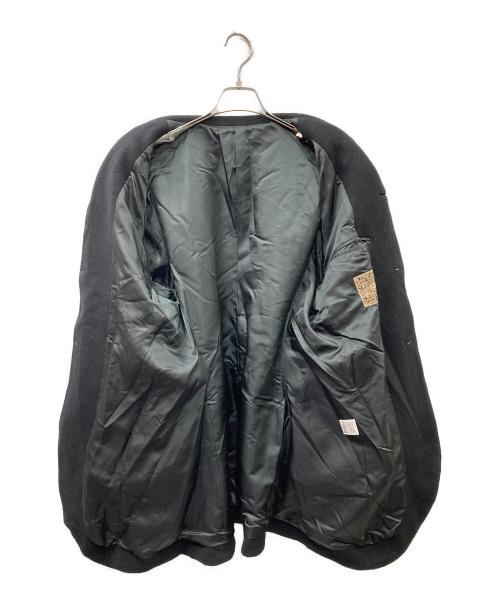 NEMETH（ネメス）NEMETH (ネメス) 立体ポケット ステッチデザイン ウールジャケット ブラック サイズ:Lの古着・服飾アイテム