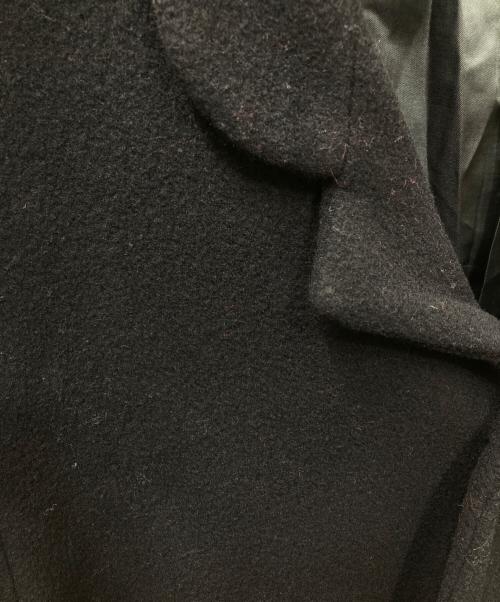 NEMETH（ネメス）NEMETH (ネメス) 立体ポケット ステッチデザイン ウールジャケット ブラック サイズ:Lの古着・服飾アイテム