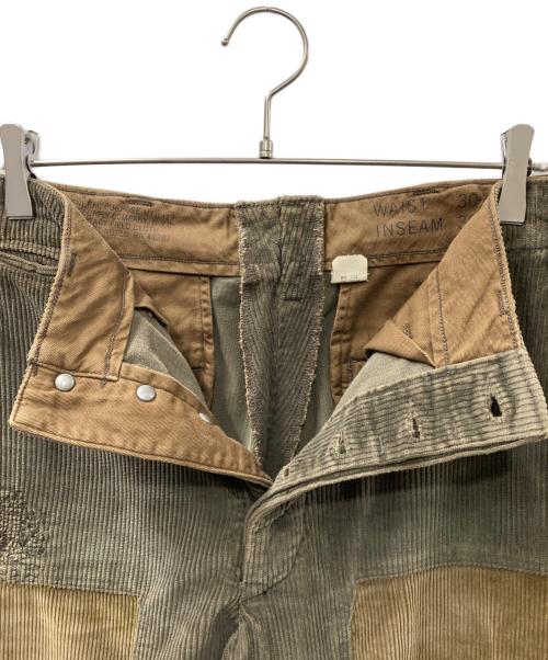 RRL（ダブルアールエル）RRL (ダブルアールエル) ヴィンテージ加工コーデュロイパンツ オリーブ サイズ:W30の古着・服飾アイテム