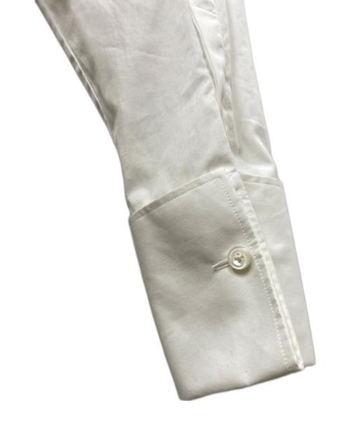 BURBERRY（バーバリー）BURBERRY (バーバリー) Optic Cricket Stripe Rib Knit Oversized Shirt ホワイト サイズ:4の古着・服飾アイテム