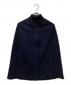 VALENTINOヴァレンティノ）の古着「ニットポンチョ」｜ネイビー