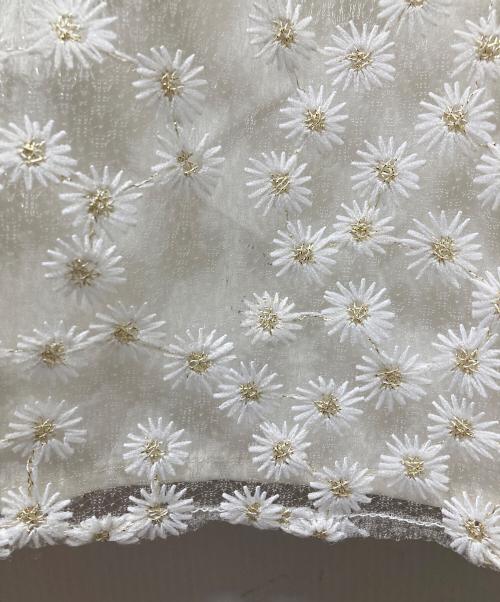 TSURU by MARIKO OIKAWA（ツルバイマリコオイカワ）Tsuru by Mariko Oikawa (ツルバイマリコオイカワ) レースロングスカート ホワイト サイズ:36の古着・服飾アイテム