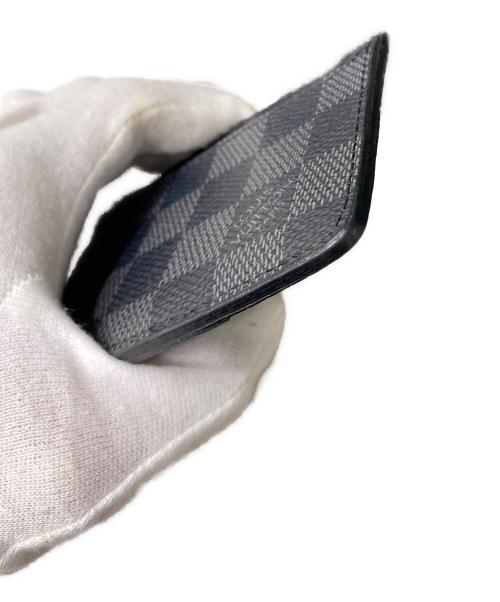 LOUIS VUITTON（ルイ ヴィトン）LOUIS VUITTON (ルイ ヴィトン) ネオ・ポルトカルト ダミエ・グラフィット カードケース ブラック×グレー サイズ:OneSizeの古着・服飾アイテム