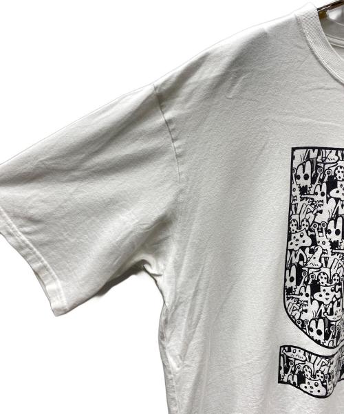 UNDERCOVER（アンダーカバー）UNDERCOVER (アンダーカバー) UC1E9811-1 プリントTシャツ ホワイト サイズ:3の古着・服飾アイテム
