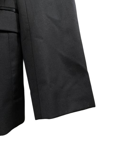 DOLCE & GABBANA（ドルチェ＆ガッバーナ）DOLCE & GABBANA (ドルチェ＆ガッバーナ) 裏地ペイズリー総柄 ウールテーラードジャケット ブラック サイズ:48の古着・服飾アイテム