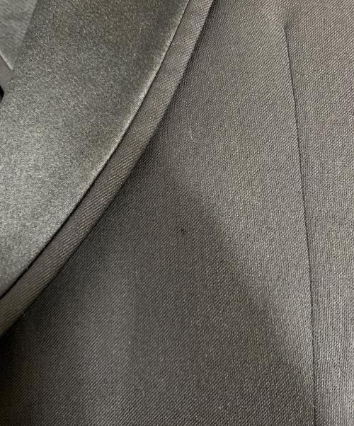 DOLCE & GABBANA（ドルチェ＆ガッバーナ）DOLCE & GABBANA (ドルチェ＆ガッバーナ) 裏地ペイズリー総柄 ウールテーラードジャケット ブラック サイズ:48の古着・服飾アイテム