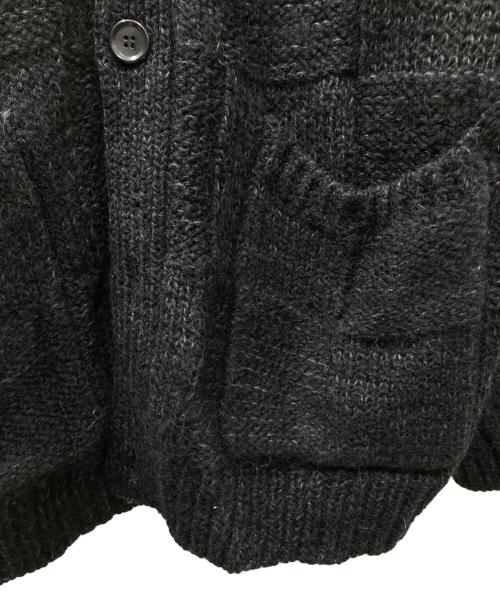NUMBER (N)INE（ナンバーナイン）NUMBER (N)INE (ナンバーナイン) アルパカ混ニットカーディガン ブラック サイズ:3の古着・服飾アイテム
