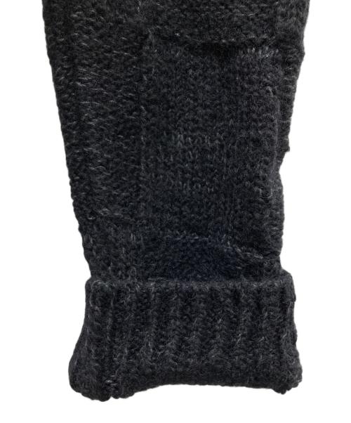 NUMBER (N)INE（ナンバーナイン）NUMBER (N)INE (ナンバーナイン) アルパカ混ニットカーディガン ブラック サイズ:3の古着・服飾アイテム