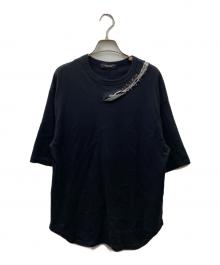 UNDERCOVER（アンダーカバー）の古着「スラッシュラウンドTシャツ」｜ブラック