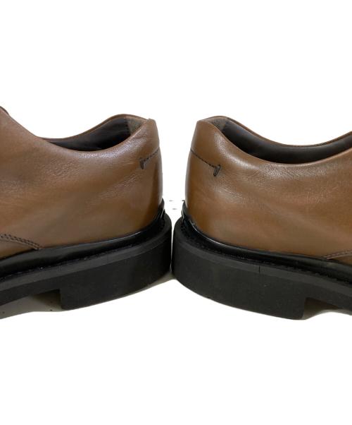 TOD'S（トッズ）TOD'S (トッズ) プレーントゥ レザーレースアップシューズ ブラウン サイズ:6 1/2の古着・服飾アイテム