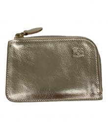 IL BISONTE（イル ビゾンテ）の古着「Lジップレザー財布」｜ゴールド