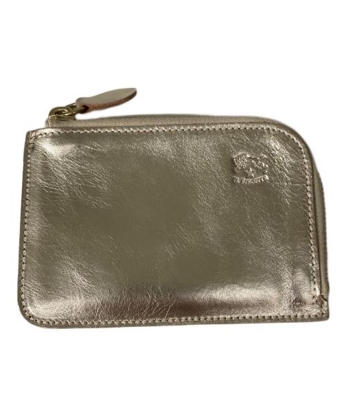 IL BISONTE（イル ビゾンテ）IL BISONTE (イル ビゾンテ) Lジップレザー財布 ゴールド サイズ:OneSizeの古着・服飾アイテム