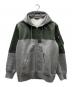 COMME des GARCONS HOMME（コムデギャルソン オム）の古着「切替ジップパーカー」｜グリーン×グレー
