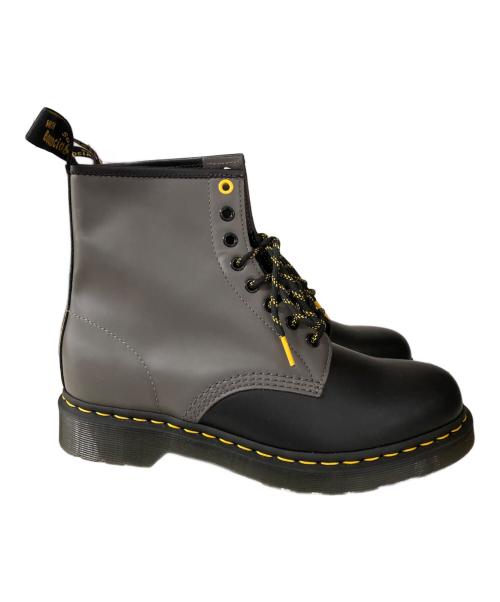 Dr.Martens（ドクターマーチン）Dr.Martens (ドクターマーチン) 8ホールブーツ グレー×ブラック サイズ:42の古着・服飾アイテム