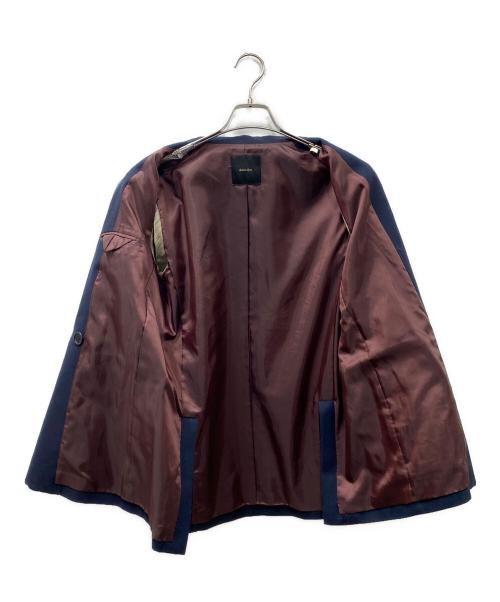 Spick and Span（スピック＆スパン）Spick and Span (スピックアンドスパン) ウール先染めダブルジャケット ネイビー サイズ:38の古着・服飾アイテム