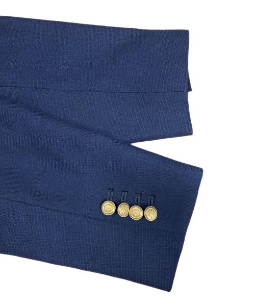 Spick and Span（スピック＆スパン）Spick and Span (スピックアンドスパン) ウール先染めダブルジャケット ネイビー サイズ:38の古着・服飾アイテム