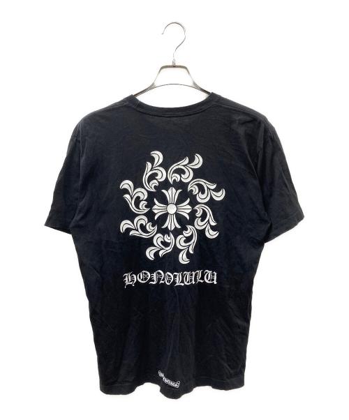 CHROME HEARTS（クロムハーツ）CHROME HEARTS (クロムハーツ) バックプリントポケットTシャツ ブラック サイズ:Lの古着・服飾アイテム
