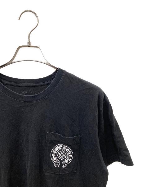 CHROME HEARTS（クロムハーツ）CHROME HEARTS (クロムハーツ) バックプリントポケットTシャツ ブラック サイズ:Lの古着・服飾アイテム