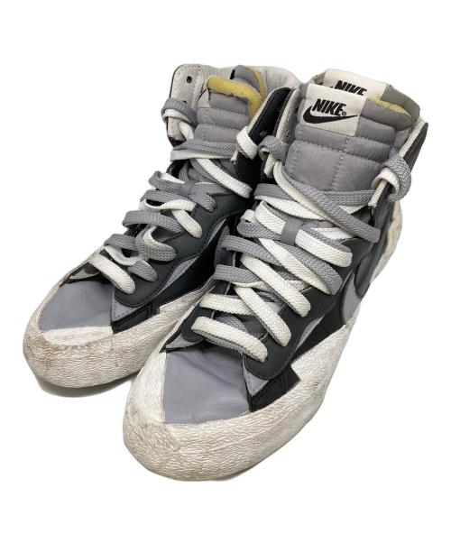 NIKE（ナイキ）NIKE (ナイキ) sacai (サカイ) BLAZER MID ブラック サイズ:27㎝の古着・服飾アイテム