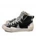 NIKE (ナイキ) sacai (サカイ) BLAZER MID ブラック サイズ:27㎝：5000円