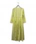 ne quittez pas (ヌキテパ) コットン カシュクール刺繍ワンピース イエロー サイズ:記載なし：6000円