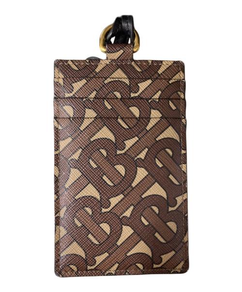 BURBERRY（バーバリー）BURBERRY (バーバリー) TBモノグラム パスケース ブラウン サイズ:OneSizeの古着・服飾アイテム