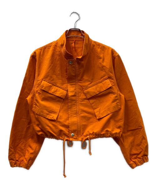 AUTHEN（オーセン）AUTHEN (オーセン) ミリタリーショートジャケット オレンジ サイズ:Sの古着・服飾アイテム