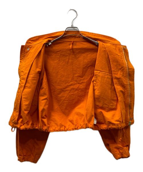 AUTHEN（オーセン）AUTHEN (オーセン) ミリタリーショートジャケット オレンジ サイズ:Sの古着・服飾アイテム