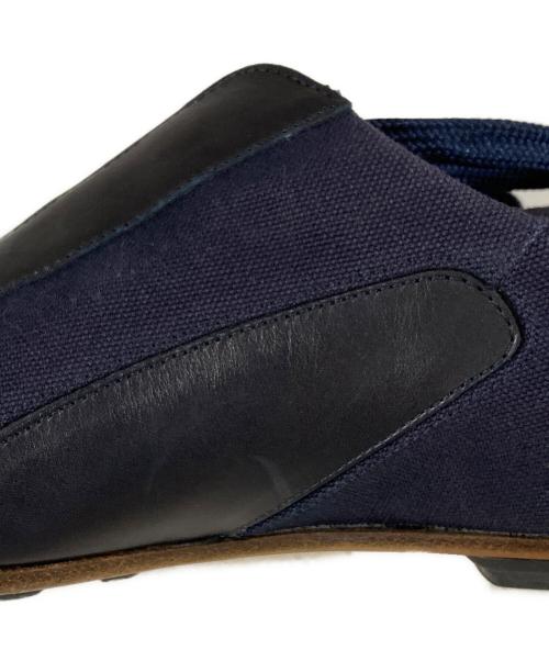 LOUIS VUITTON（ルイ ヴィトン）LOUIS VUITTON (ルイ ヴィトン) レザー切替スニーカー ネイビー サイズ:37の古着・服飾アイテム