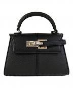 JW PEIジェイダブリューペイ）の古着「Elise トップハンドルバッグ」｜ブラック