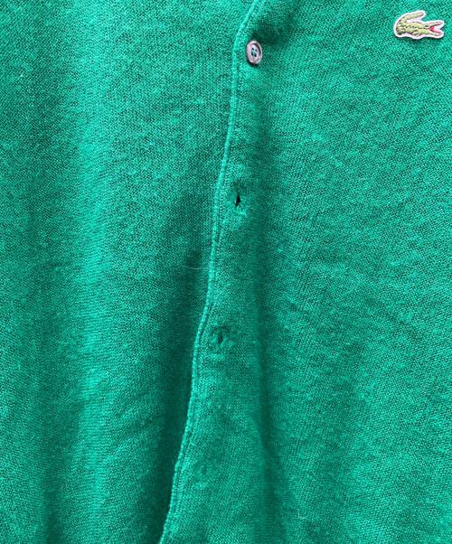 LACOSTE（ラコステ）LACOSTE (ラコステ) ヴィンテージニットカーディガン グリーン サイズ:Lの古着・服飾アイテム