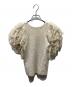 LEINWANDE (ラインヴァンド) Hand Fringe Knit Top ニット アイボリー サイズ:Free：8000円